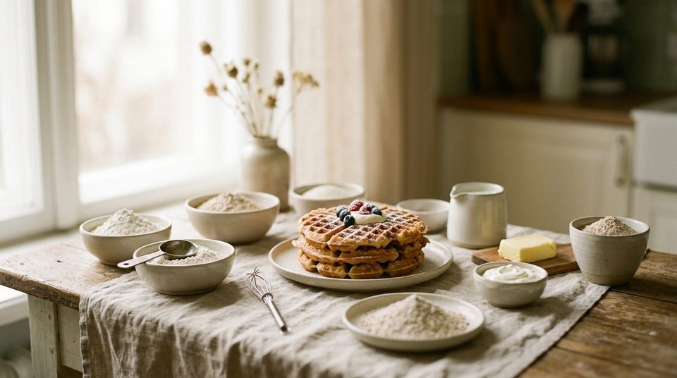 Illustrationsfoto til guiden: Hvilket mel giver de sprødeste vafler?