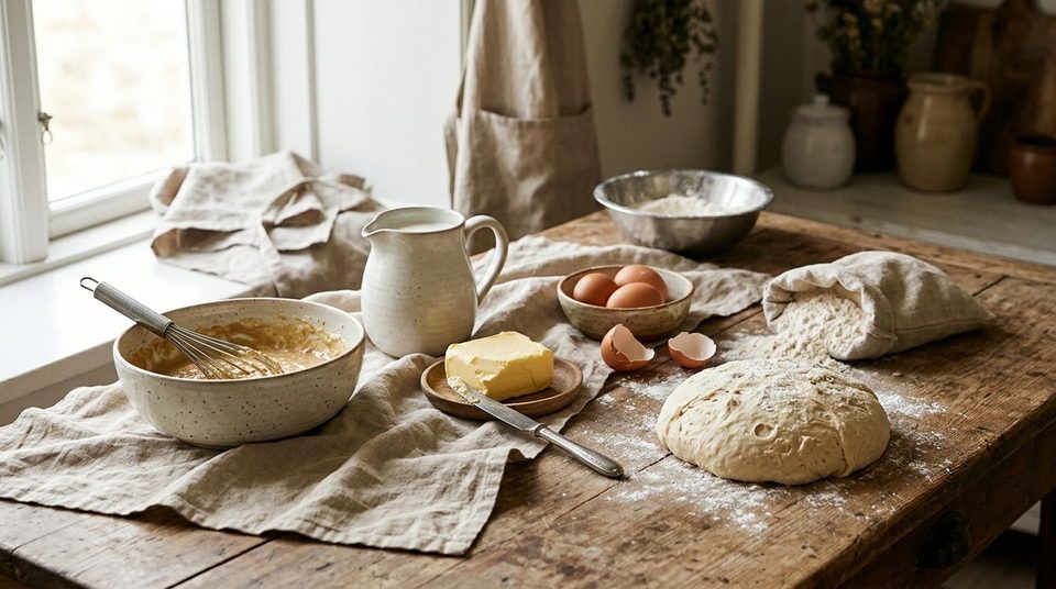 Illustrationsfoto til guiden: Mælk, smør og æg: hvad hver ting gør ved dejen